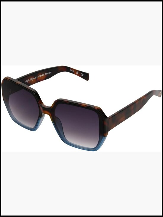 Limited Edition Geo Square Sunglasses with Smoke-Tinted Lenses main image 6